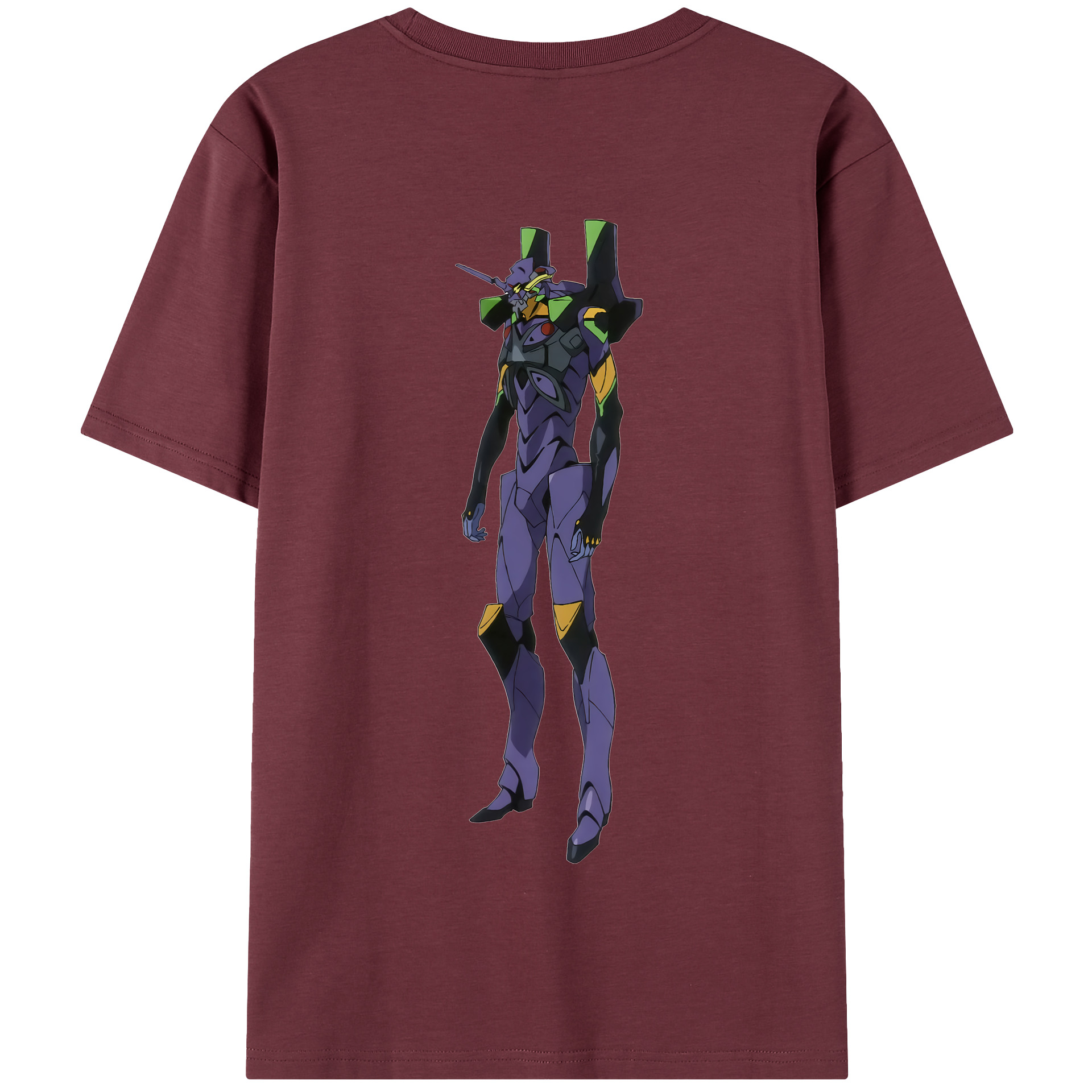 （画像用） EVA 新世紀エヴァンゲリオン 綿100％半袖Tシャツ（背面プリント）